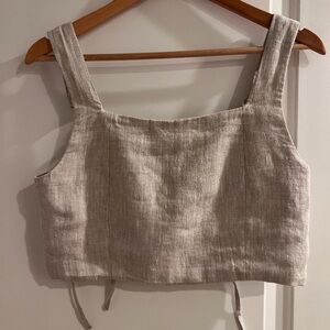 ALOHAS Molly Natural Linen Top